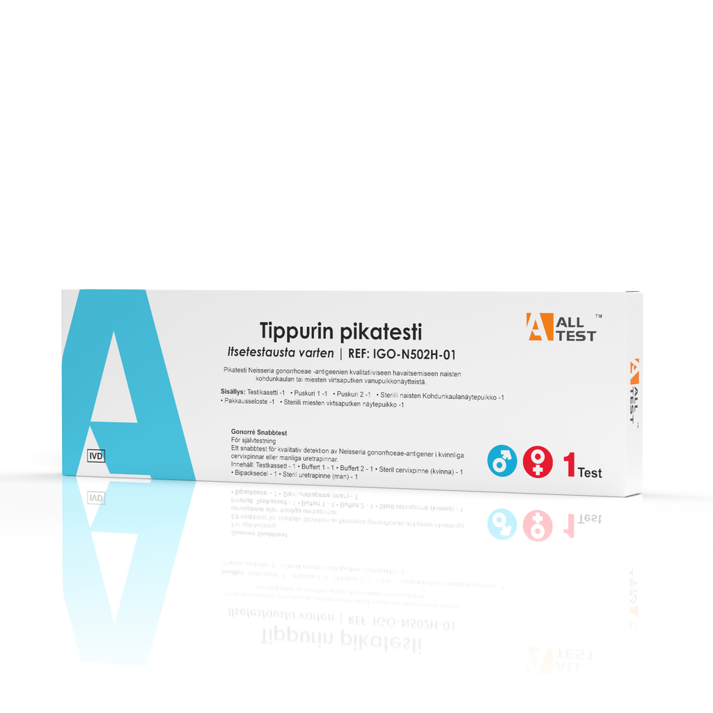 ALLTEST tippurikotitestin pakkaus